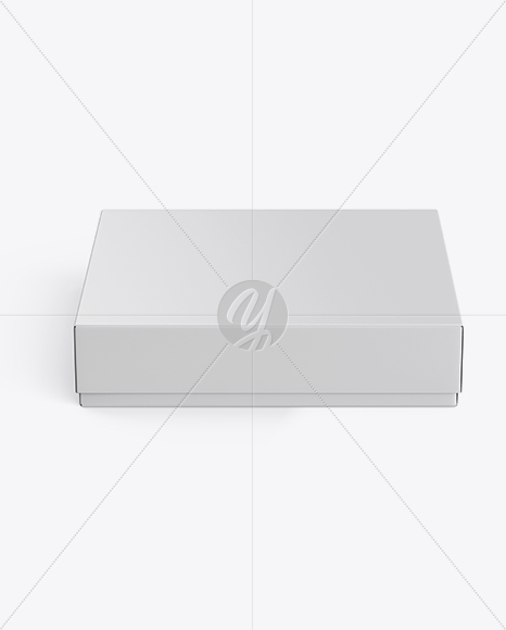 Paper Box Mockup (High-Angle Shot)