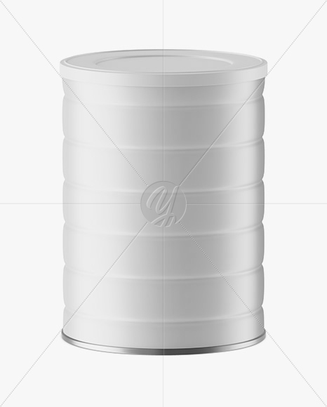 Matte Tin Can Mockup