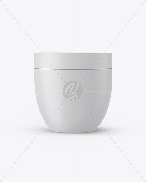 Matte Cosmetic Jar Mockup Matte Cosmetic Jar Mockup