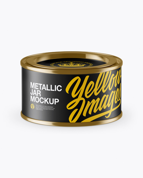 Metallic Storage Jar with Paper Label Mockup (High Angle Shot) - Matte+Metallic+Storage+Jar+With+Paper+Label+Mockup+High+Angle