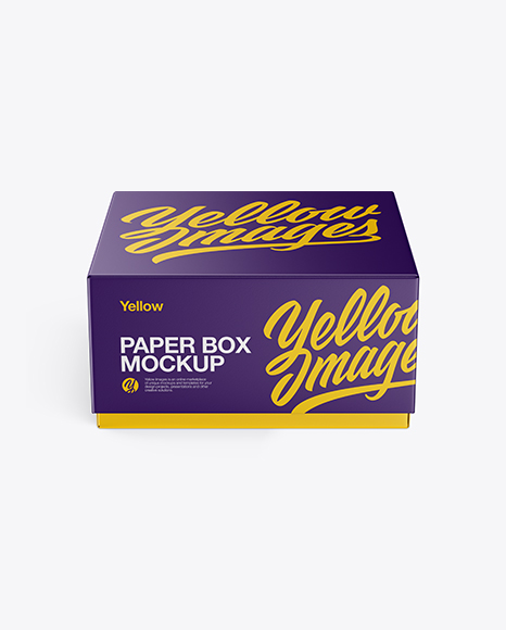 Paper Box Mockup (High-Angle Shot) - Free+Matte+Paper+Noodles+Box+Mockup+-+High+Angle+Shot+...