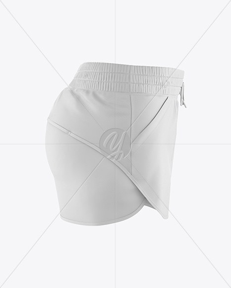 Fitness Shorts Mockup - Side View