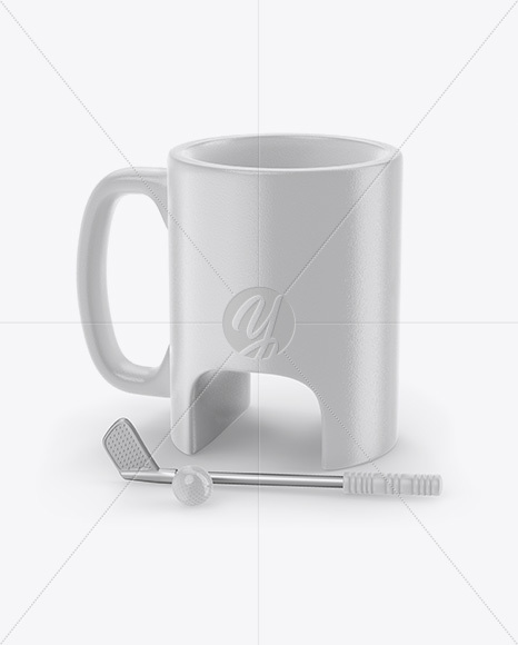 Ceramic Golf Mug Mockup