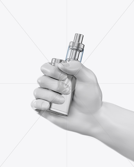 Hand With Vape Kit Mockup