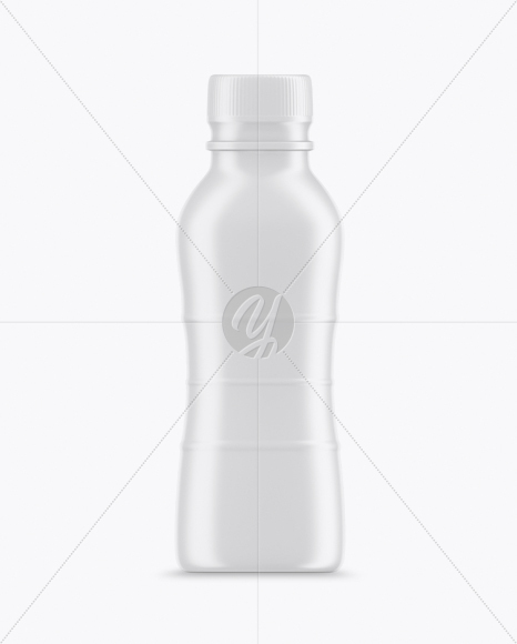 Bottle In Matte Shrink Sleeve Mockup