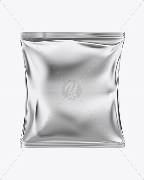 Metallic Snack Package Mockup