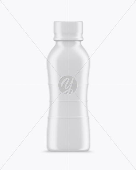 Bottle In Matte Shrink Sleeve Mockup