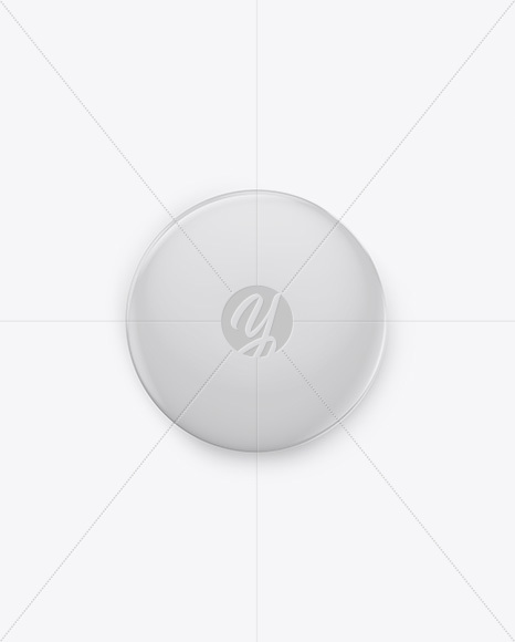 Button Pin Mockup - Front & Back Views
