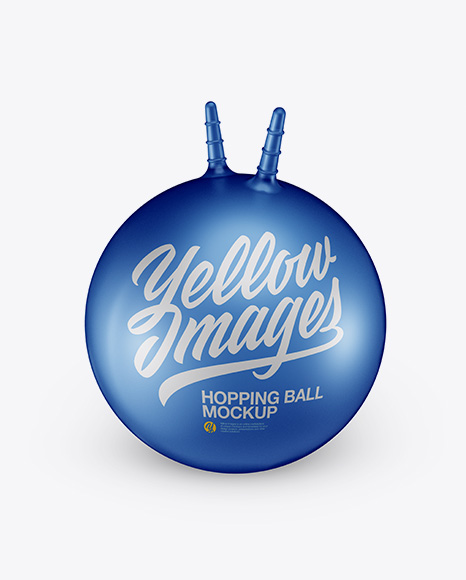 Metallic Hopper Ball Mockup - Hop+hopper+ball