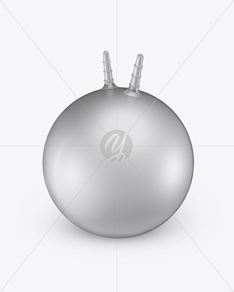 Metallic Hopper Ball Mockup