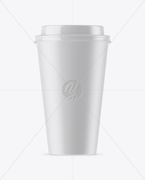 Middle Paper Coffee Cup Mockup