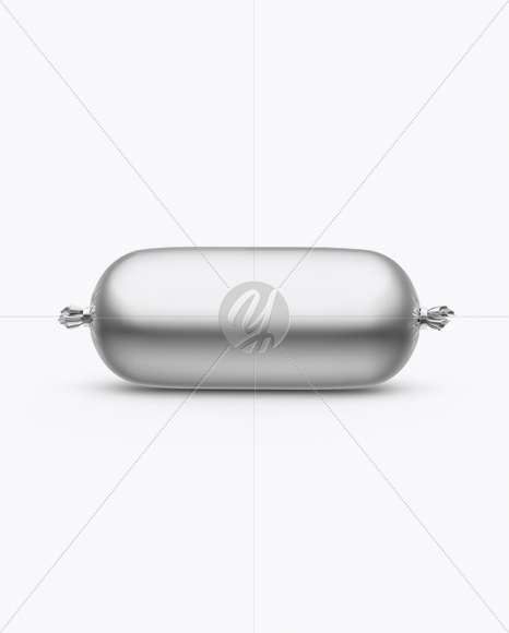 Metallic Sausage Chub Mockup