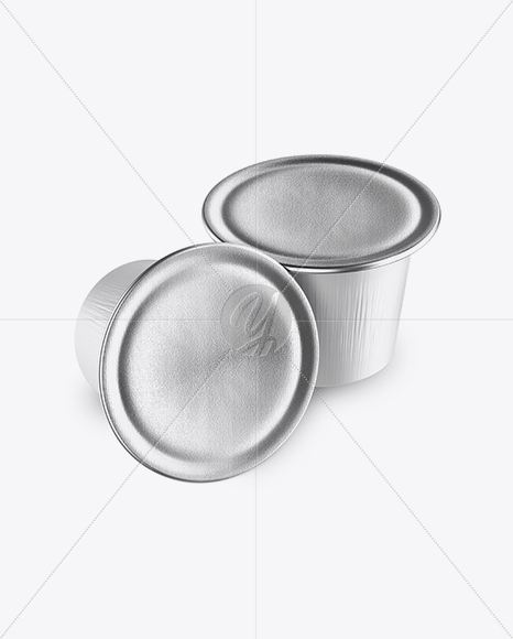 Two Coffee Capsules Mockup