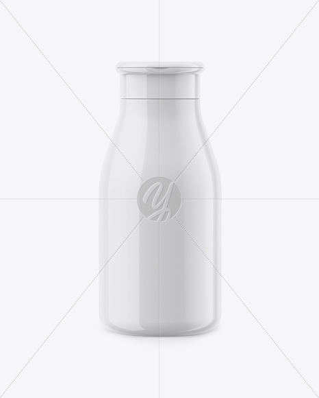 200ml Glossy Plastic Bottle Mockup 200ml Glossy Plastic Bottle Mockup