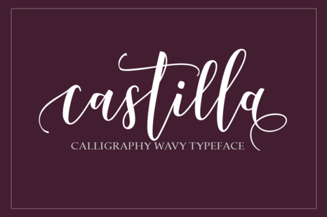 Castilla Script - Wavy font