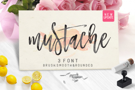 Mustache Script 3 Font - Fonts