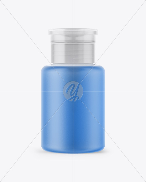 Nail Polish Remover Bottle Mockup - Front View Nail Polish Remover Bottle Mockup - Front View
