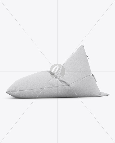 Pyramid Bean Bag Chair Mockup