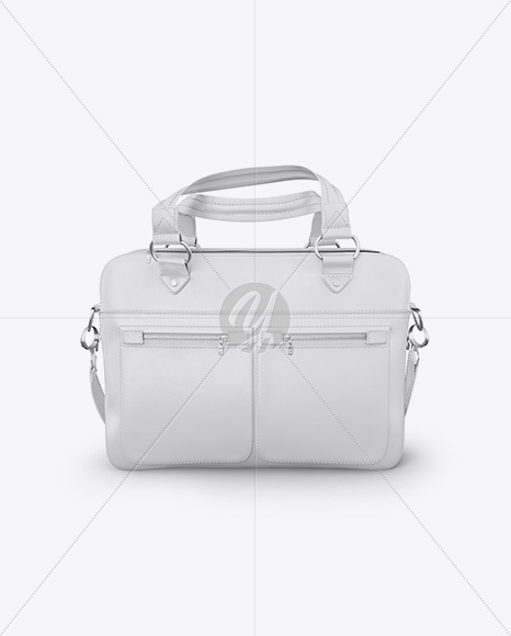 Leather Bag Mockup - Front View