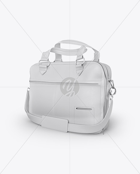 Leather Bag Mockup - Half Side View