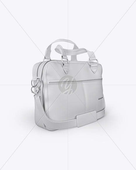 Leather Bag Mockup - Half Side View