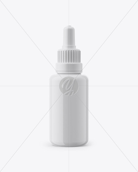 Glass 30ml Bottle with Dropper Mockup