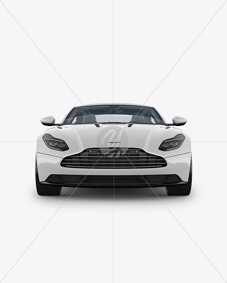 Aston Martin DB11 Mockup - Front View