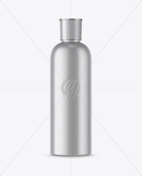 250ml PET Metallic Cosmetic Bottle Mockup