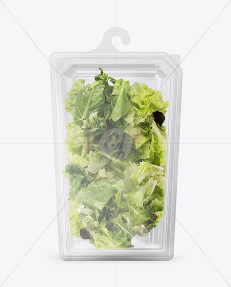 Transparent Container Mockup - Front &amp; Side Views