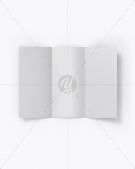 A4 Brochure Mockup - Top View