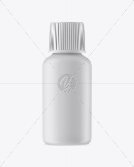 Matte Bottle With Argan Oil Mockup