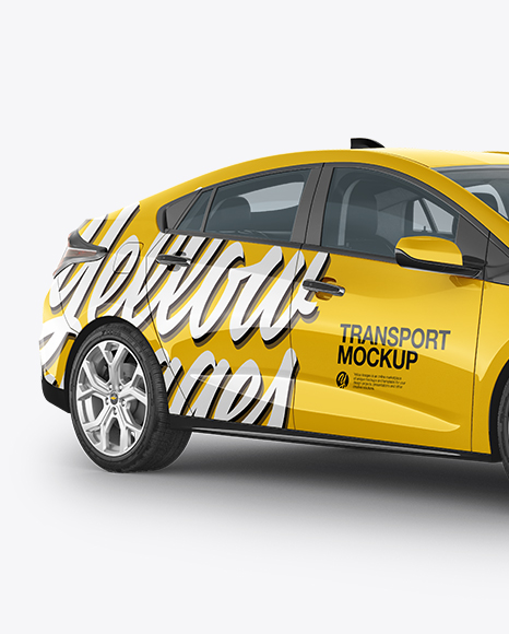 Chevrolet Volt Mockup - Half Side View