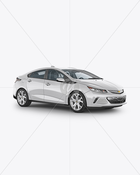 Chevrolet Volt Mockup - Half Side View