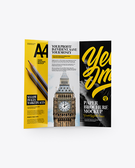 Glossy Brochure Mockup - Brochure mockup