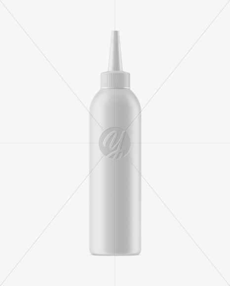 Matte Plastic Oil Bottle Mockup - Free Download Images High Quality PNG