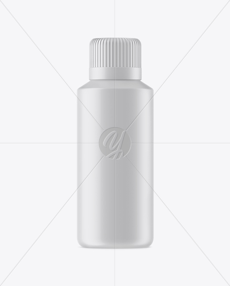 Matte Plastic Bottle Mockup