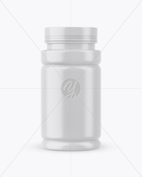 Matte Pills Bottle Mockup