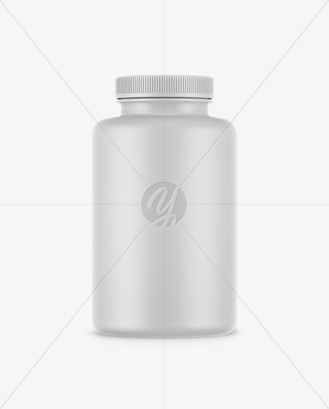 Matte Pills Bottle Mockup