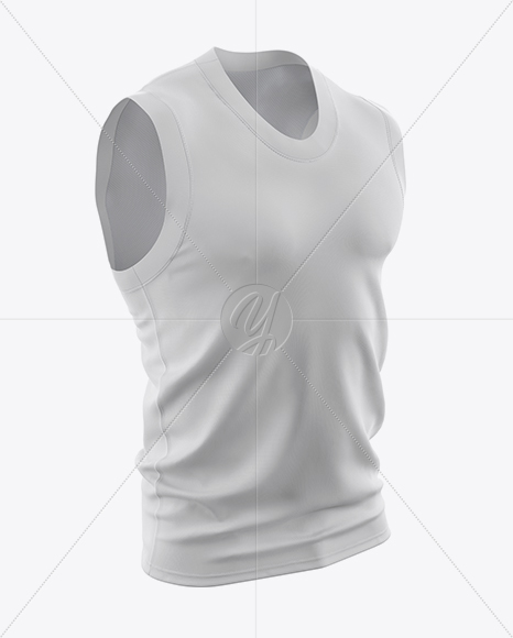 Basketball Jersey Mockup - Half Side View