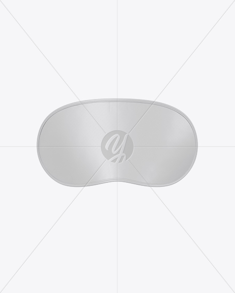 Sleep Mask Mockup - Front View