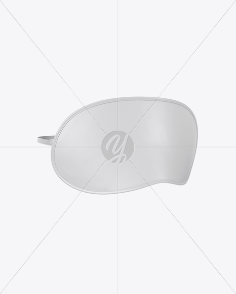 Sleep Mask Mockup - Half Side View