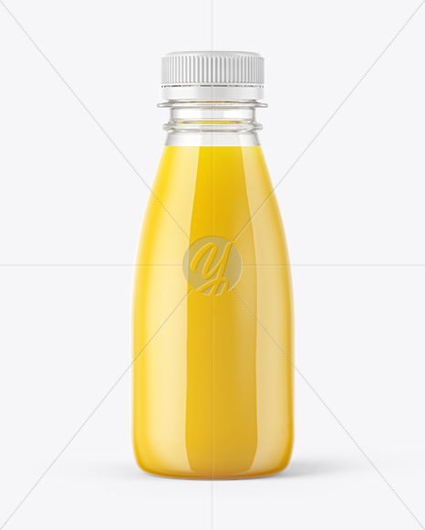 Orange Juice Bottle Mockup