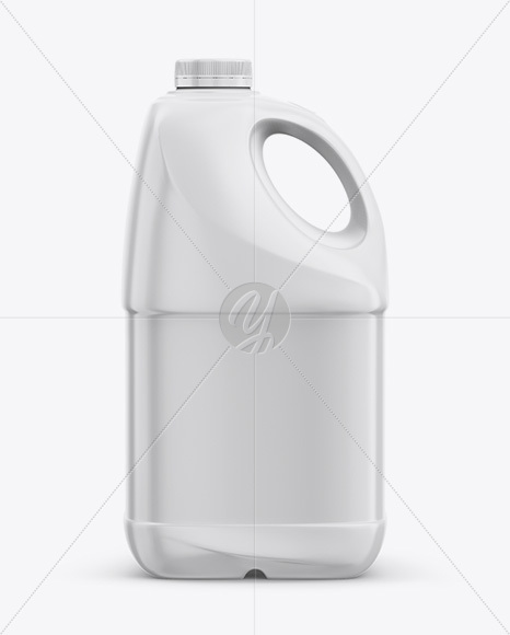 Plastic Jug Mockup - Front View