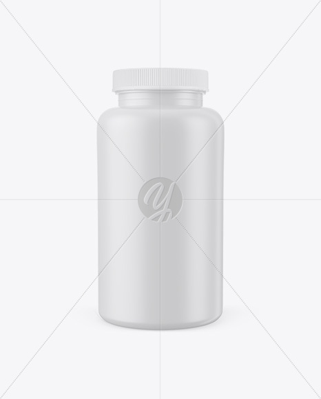 Matte Plastic Bottle Mockup