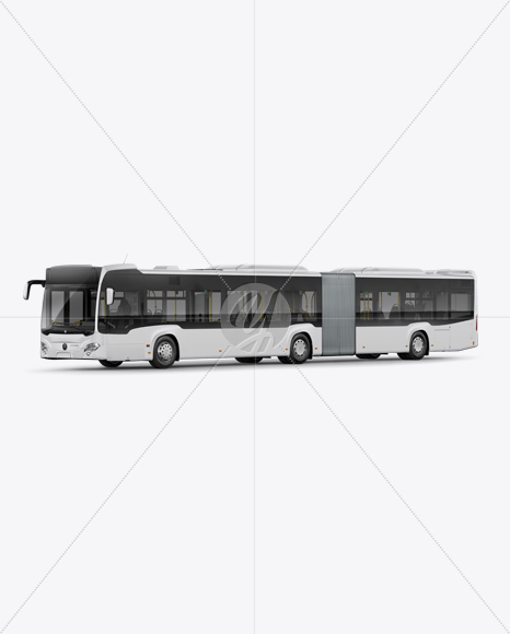 Mercedes-Benz Citaro G Bus Mockup - Left Half Side view