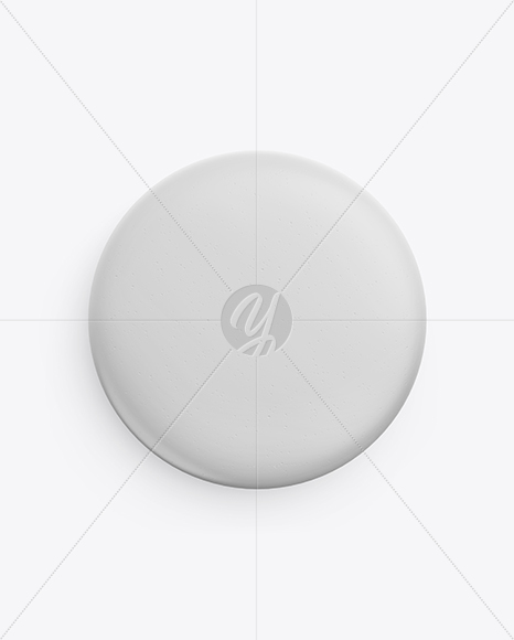 Round Eraser Mockup - Top View