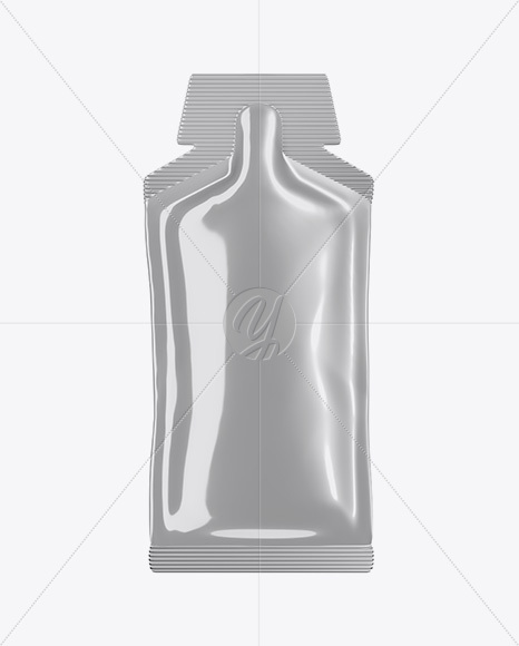 Metallic Sachet Mockup