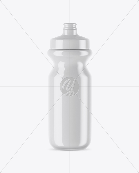 Glossy Sport Bottle Mockup