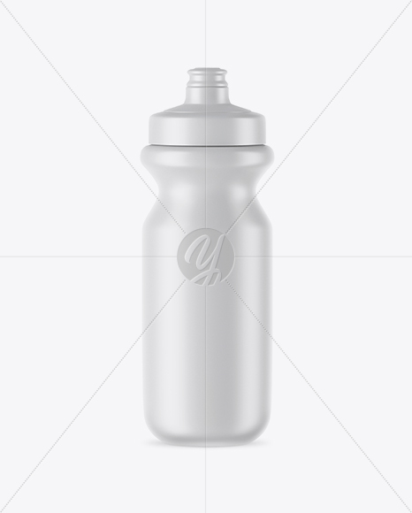 Matte Sport Bottle Mockup