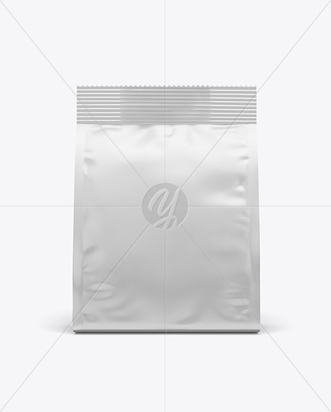 Matte Pouch Mockup - Front View